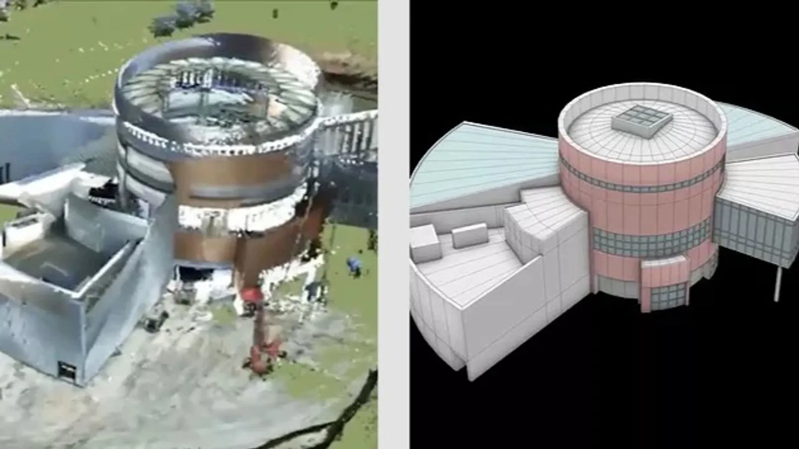 Edificação em nuvem de pontos para Scan to BIM