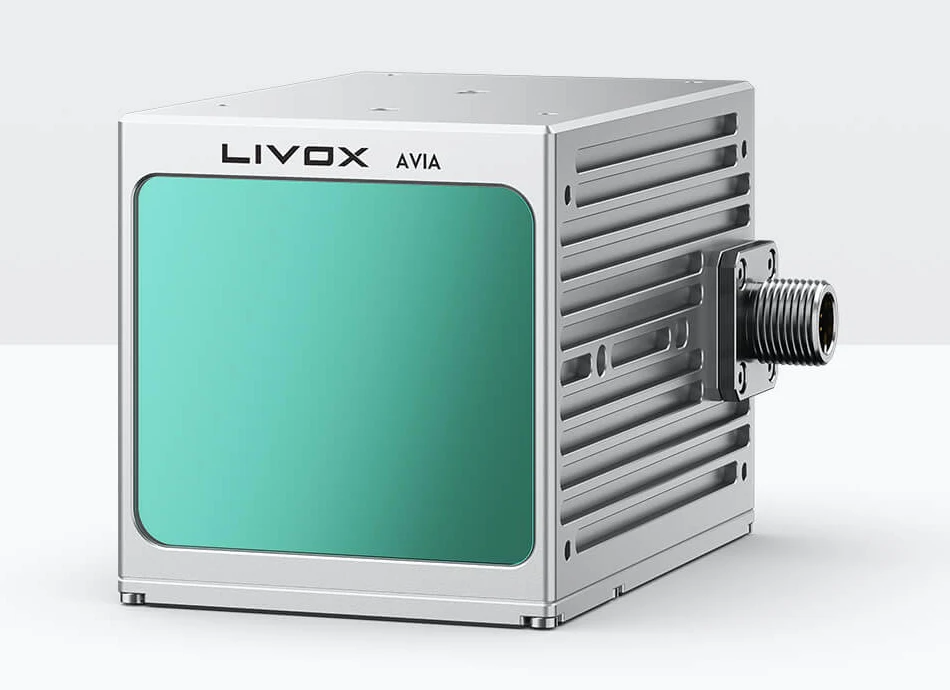 Livox Avia com janela frontal verde — imagem oficial do site global Livox